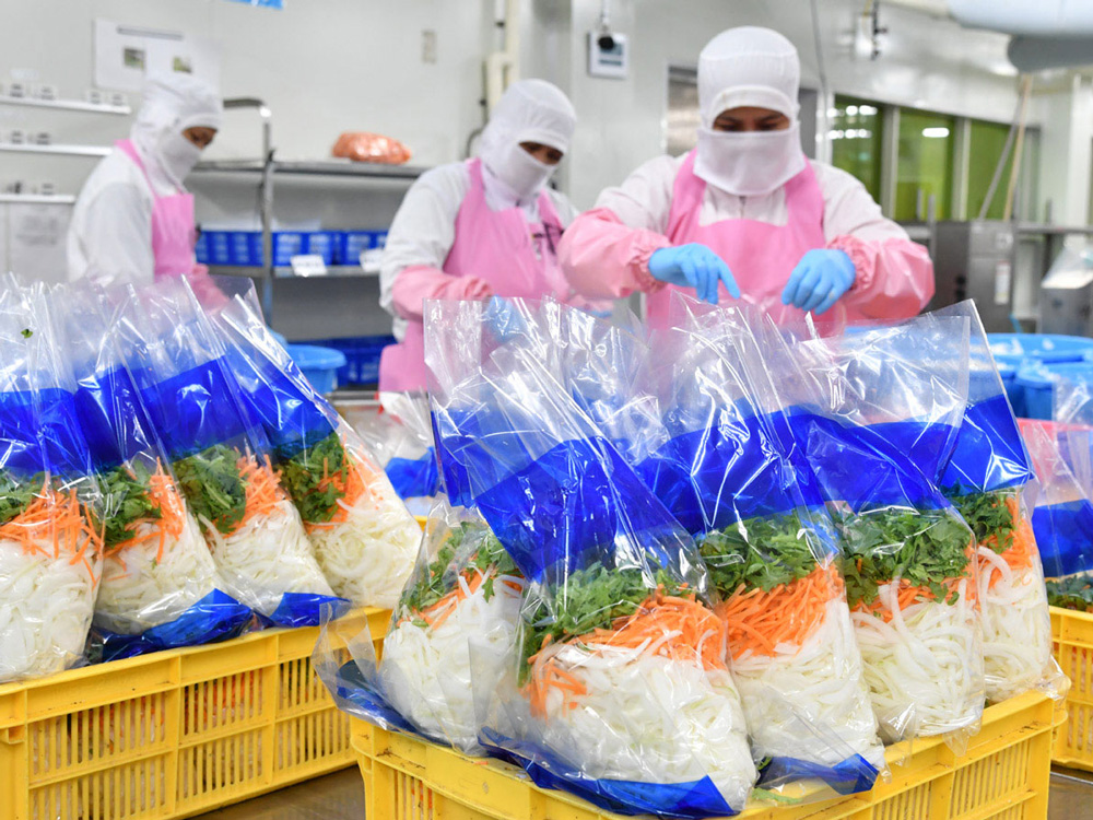 工場での作業風景